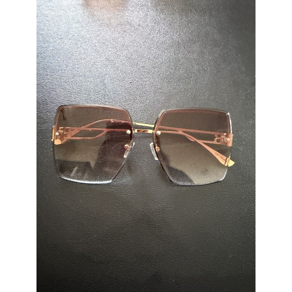 Vintage John Varvatos Sunglasses Rimless Frameless Rectangle Shades unisex